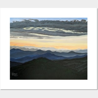 Sunset in the Great Smoky Mountains Posters and Art